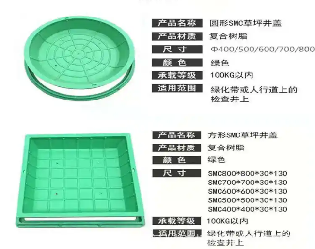 莱西树脂复合种植井盖展示
